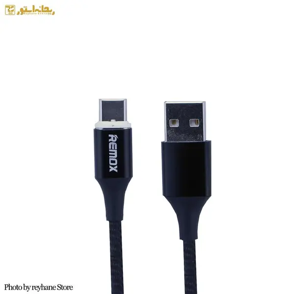 کابل تبدیل مغناطیسی USB به USB-C ریمکس مدل RC-200 طول 1 متر -