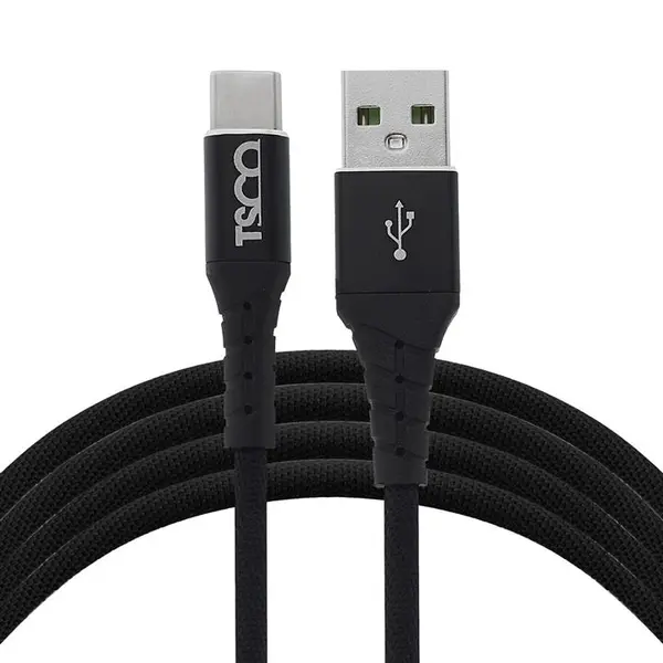 کابل تبدیل USB به USB-C تسکو مدل TC C192 طول 1 متر TSCO TC C192 USB to USB-C Cable 1m