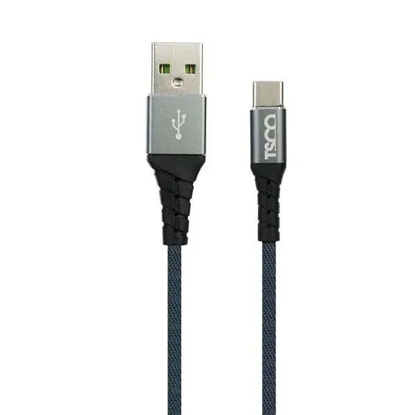 کابل تبدیل USB به USB-C طوسی تسکو مدل TC-C191 طول 1 متر Cable TSCO TC C191 - 2