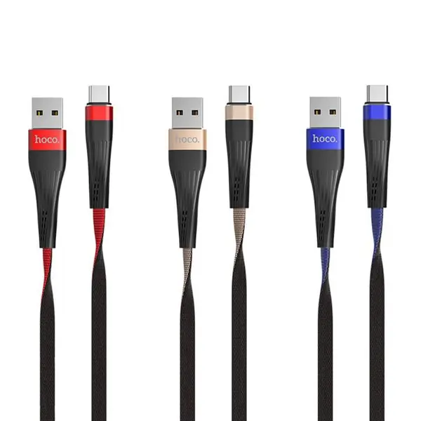 کابل تبدیل USB به USB-C هوکو مدل U39 طول 1.2 متر - - 3