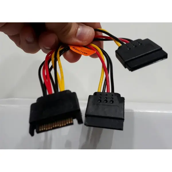کابل برق ساتا مادگی به دو ساتا مچر