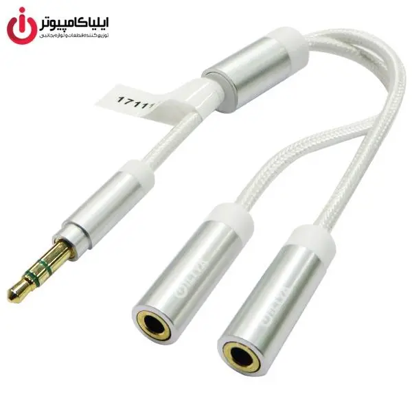 تبدیل 1 به 2 صدا فیش 3.5 میلیمتری فرانت مدل FN-A2F2W Faranet FN-A2F2W 3.5mm 1 To 2 Audio Converter - 4