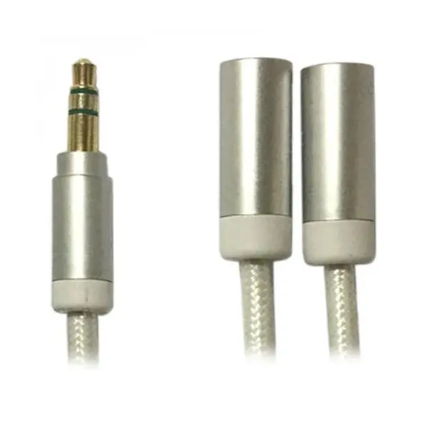 تبدیل 1 به 2 صدا فیش 3.5 میلیمتری فرانت مدل FN-A2F2W Faranet FN-A2F2W 3.5mm 1 To 2 Audio Converter - 2