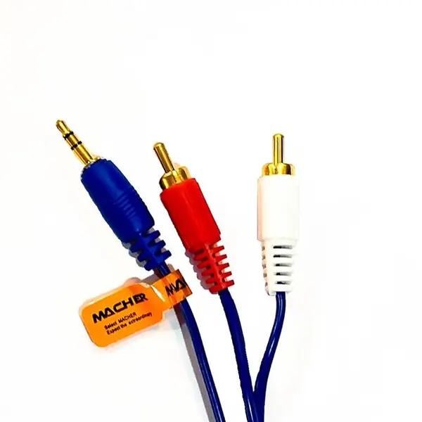 کابل تبدیل 1 به 2 جک 3.5 میلی متری مچر مدل MR-98 طول 1.5 متر -