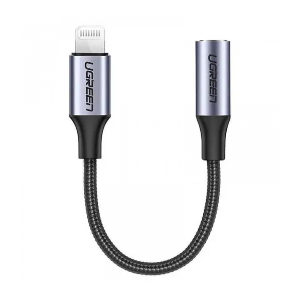 تبدیل لایتنینگ به 3.5 میلی متری یوگرین مدل US211-30756 Ugreen  US211 Iphone Lightning To 3.5mm Female Aux Cable / 30756