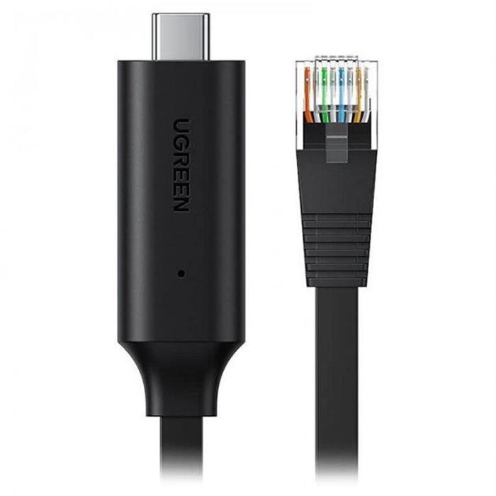 کابل تبدیل 3 متری USB به CM204 RJ45 Console Cable UGREEN CM204 USB to RJ45 Console 3m Cable