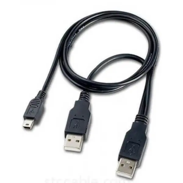 کابل تبدیل مینی یو اس بی دوربین 5 پین به یو اس بی 0.2 فرانت 1.5 متر Faranet FN-U25C15 USB AM TO Mini 5Pin Cable 1.5 m - 3