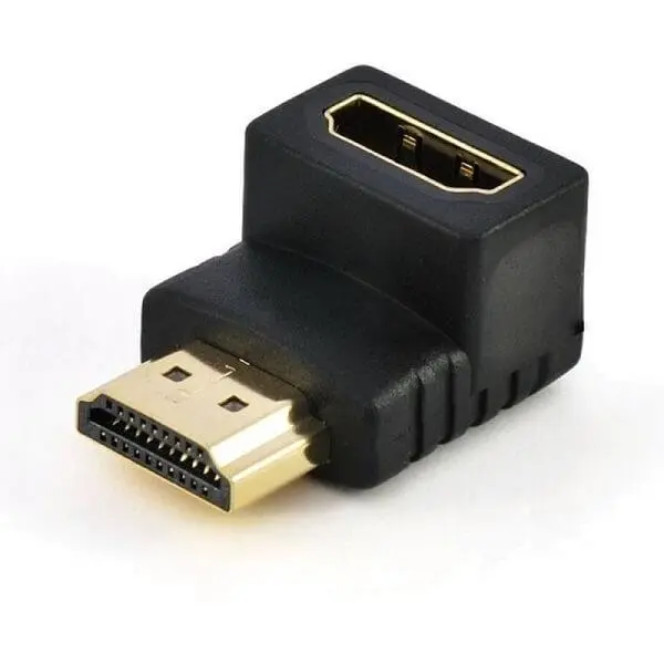 تبدیل کانکتور 90 درجه برل HDMI نر به HDMI ماده برند فرانت مدل FN-HAF90 Faranet FN-HAF90 HDMI Male To Female Angle 90 Barrel Connector