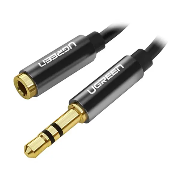 کابل افزایش طول AUX یوگرین مدل AV118 طول 2 متر Ugreen Av118 3.5mm Stereo HeadPhone Extension Cable 2m - 2