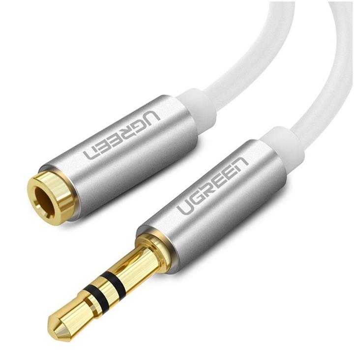 کابل افزایش طول AUX یوگرین مدل AV118 طول 2 متر Ugreen Av118 3.5mm Stereo HeadPhone Extension Cable 2m