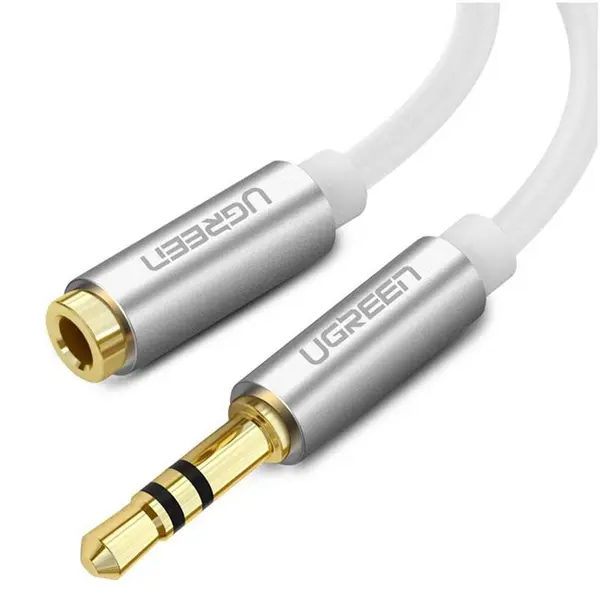 کابل افزایش طول AUX یوگرین مدل AV118 طول 2 متر Ugreen Av118 3.5mm Stereo HeadPhone Extension Cable 2m - 3