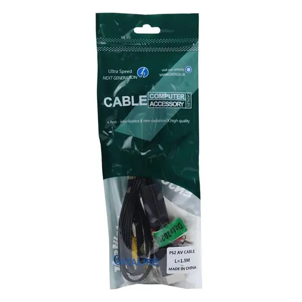 کابل تصویر کامپوننت Datalife PS2 To RCA 1.5m