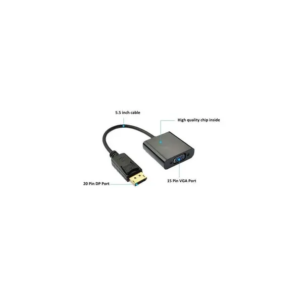 مبدل Display Port به VGA پی نت مدل DP - - 4
