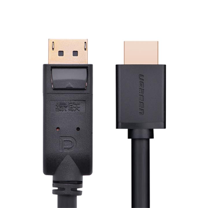 کابل تبدیل DisplayPort به HDMI یوگرین مدل DP101 طول 1.5 متر Ugreen DP101 DisplayPort to HDMI Cable 1.5m