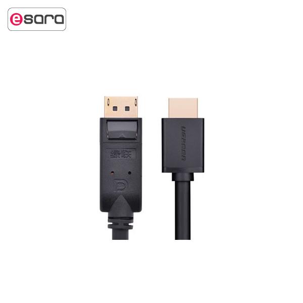 کابل تبدیل DisplayPort به HDMI یوگرین مدل DP101 طول 1.5 متر Ugreen DP101 DisplayPort to HDMI Cable 1.5m