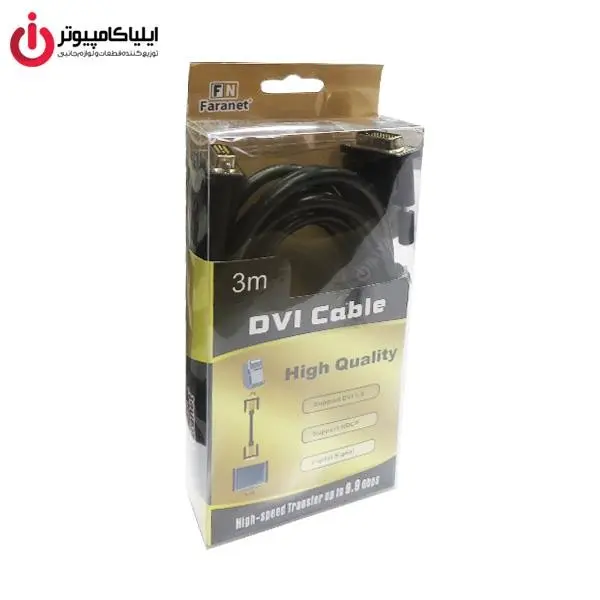 کابل تصویر DVI-D Dual Link فرانت مدل FN-DCBD30 به طول 3 متر Faranet FN-DCBD30 DVI-D Dual Link Cable 3m - 2