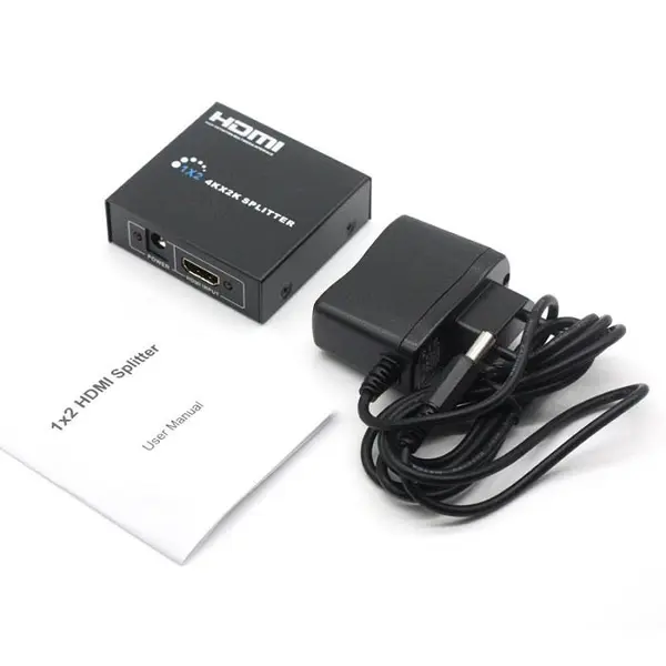کابل و مبدل اسپلیتر HDMI 4K دو پورت وی نت V-net 4K 1 TO 2 HDMI Splitter - 2