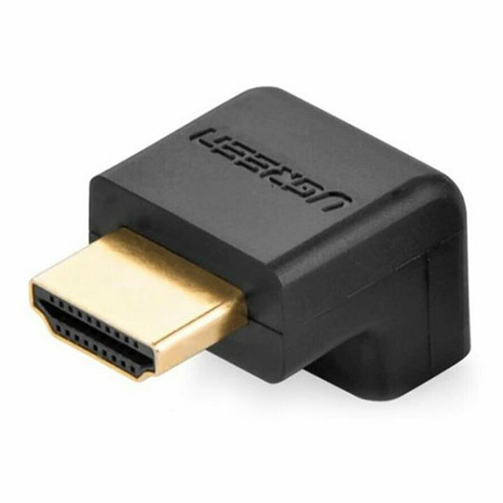 مبدل HDMI یوگرین مدل HD112 Down ugreen HD112  Down Ankle HDMI 90 Degree Male To Female Adapter Extension Connect