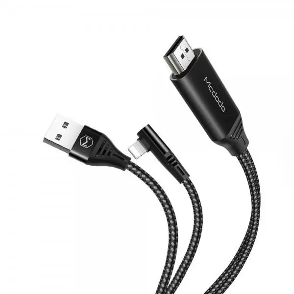 کابل تبدیل HDMI به لایتنینگ /USB مک دودو مدل CA-640 طول 2 متر - - 5