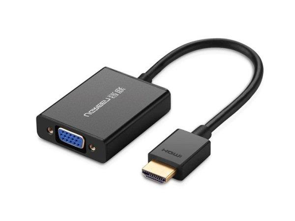 کابل و مبدل تبدیل HDMI به VGA یوگرین UGREEN MM102 40233 HDMI to VGA Converter with Audio