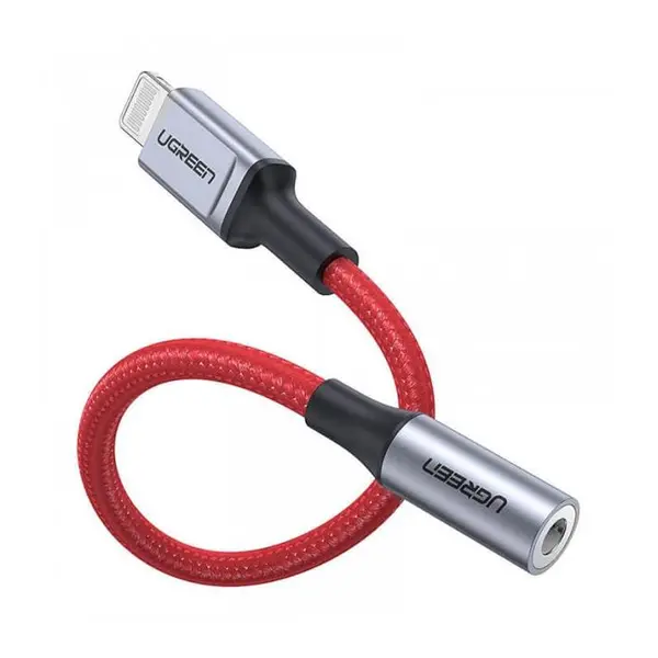 کابل و مبدل تبدیل Iphone Lightning به جک 3.5 میلی متری یوگرین US322 - 2