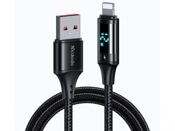 کابل لایتنینگ به یو اس بی مک دودو MCDODO CA-1060 Lightning Digital Display Fast Charging Data Cable