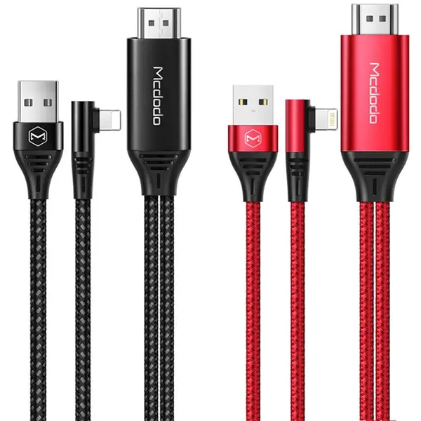 کابل مبدل لایتنینگ به اچ دی ام آی مک دودو Mcdodo CA-6400 Lightning to HDMI Data Cable 2m