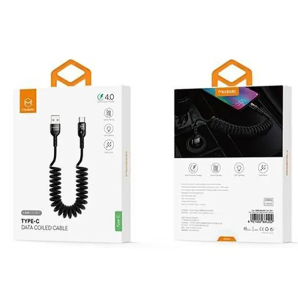 کابل فنری Mcdodo CA-6420 Type-C 1.8m