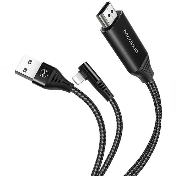 کابل مبدل لایتنینگ به اچ دی ام آی مک دودو Mcdodo CA-6400 Lightning to HDMI Data Cable 2m