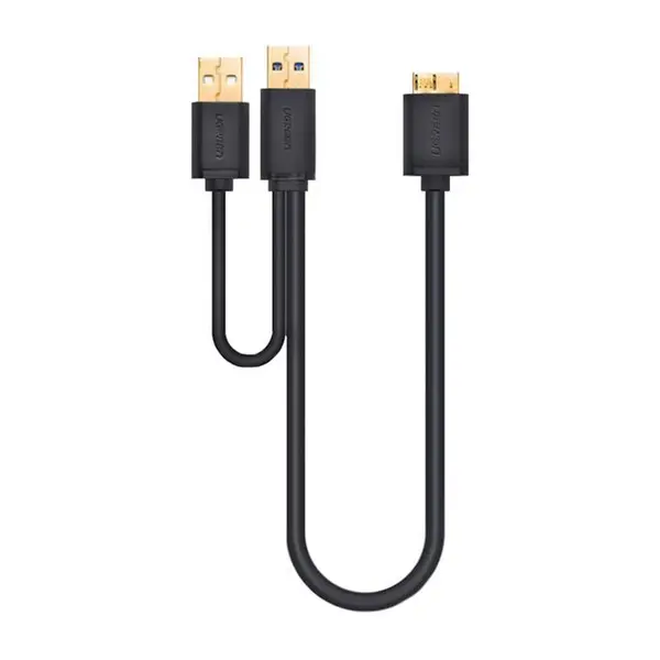 کابل تبدیل Micro-B به USB 3.0 و USB 2.0 یوگرین مدل US140-10382 طول 1 متر - 2