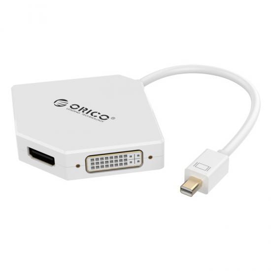 مبدل Mini DisplayPort به VGA/HDMI/DVI اوریکو مدل DMP-HDV3S Orico DMP-HDV3S Mini DisplayPort To VGA/HDMI/DVI Converter