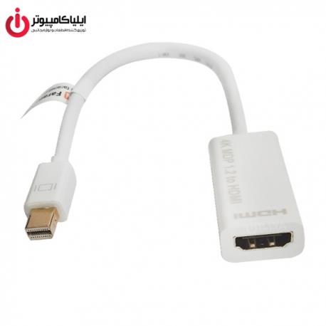 کابل و مبدل تبدیل Mini Display Port به HDMI فرانت مدل FN-MDPH12A کیفیت Ultra HD