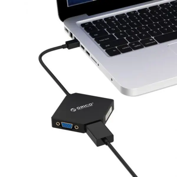 مبدل Mini DisplayPort به VGA/HDMI/DVI اوریکو مدل DMP-HDV3S Orico DMP-HDV3S Mini DisplayPort To VGA/HDMI/DVI Converter - 3
