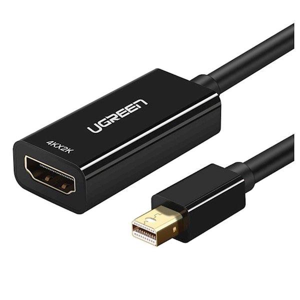 مبدل Mini Display port به HDMI یوگرین مدل MD 112 UGREEN MD112 Mini dp to HDMI female converter cable HD