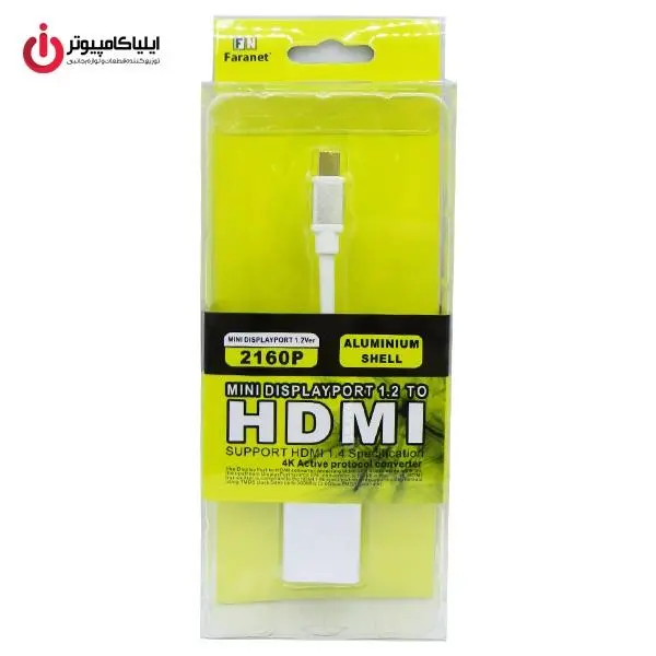مبدل MiniDisplay به HDMI 4K برند فرانت مدل Faranet FN-MDP2HA  - 3