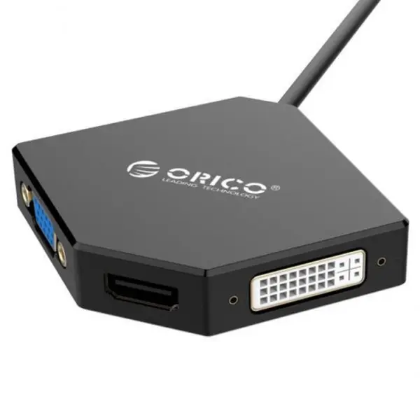 مبدل Mini DisplayPort به VGA/HDMI/DVI اوریکو مدل DMP-HDV3S Orico DMP-HDV3S Mini DisplayPort To VGA/HDMI/DVI Converter - 2