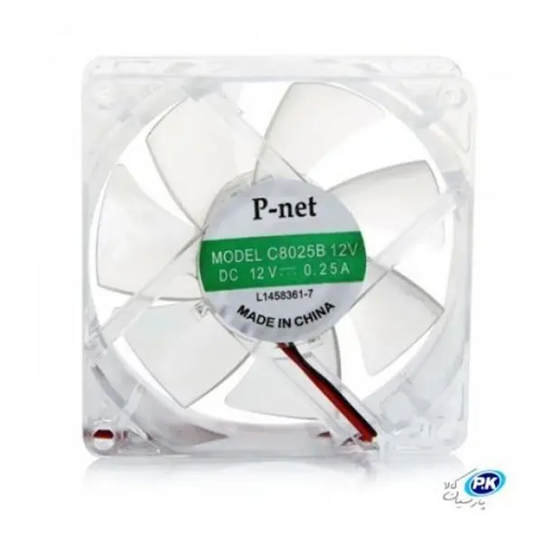 کابل و مبدل P-net 8025 Case Fan فن کیس پی نت - 2