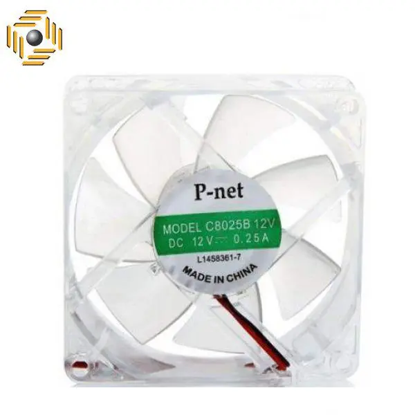 کابل و مبدل P-net 8025 Case Fan فن کیس پی نت - 3