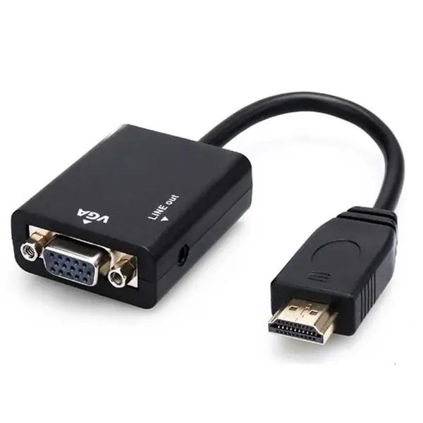 کابل و مبدل تبدیل P-net Mini HDMI To VGA به همراه صدا - 3