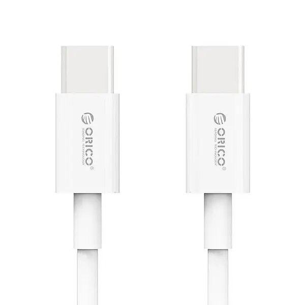 کابل شارژ تایپ سی به Type-C اوریکو CTC100M-10-WH-BP Orico CTC100M-10-WH-BP Type-C to Type-C Cable