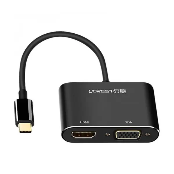 تبدیل Type C به HDMI و VGA یوگرین CM162