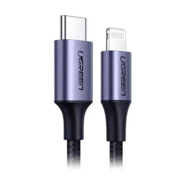 کابل Type C به Iphone Lightning یوگرین US304 2متر UGREEN US304 Lightning to TypeC 1M Cable - 3