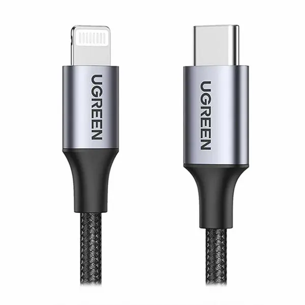 کابل Type C به Iphone Lightning یوگرین US304 2متر UGREEN US304 Lightning to TypeC 1M Cable - 2