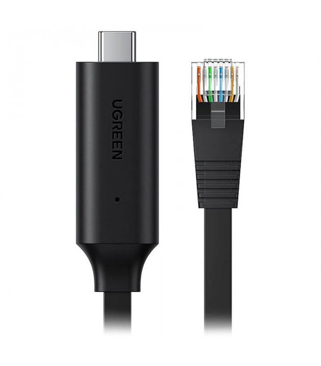 کابل Type C به LAN یوگرین 80186 CM204 طول 1.5 متر UGREEN CM204 USB to RJ45 Console 1.5m Cable