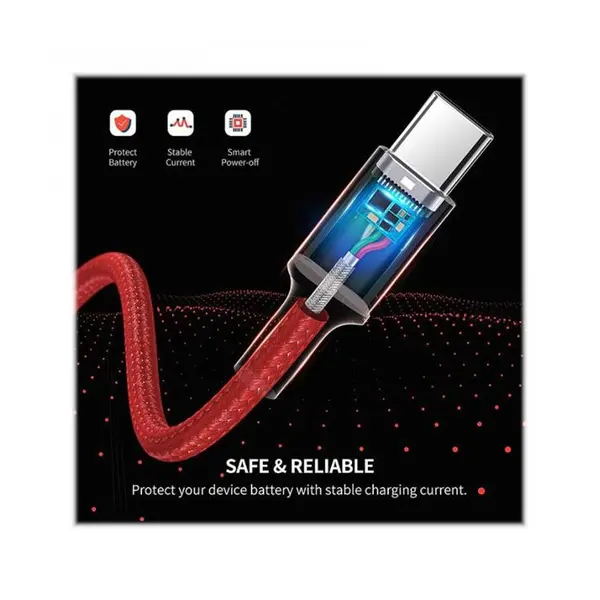 کابل Type C یوگرین US292 طول 1 متر Ugreen US292 Type C Cable / 60184 - 3