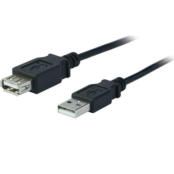 کابل افزایش طول USB2.0 به طول 60 سانتی متر وی نت مدل V-Net USB2.0 Extension cable