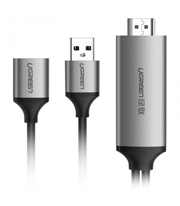 تبدیل USB 2.0 به HDMI با کیفیت 1080p همراه پورت تقویت کننده USB 2.0 یوگرین CM151