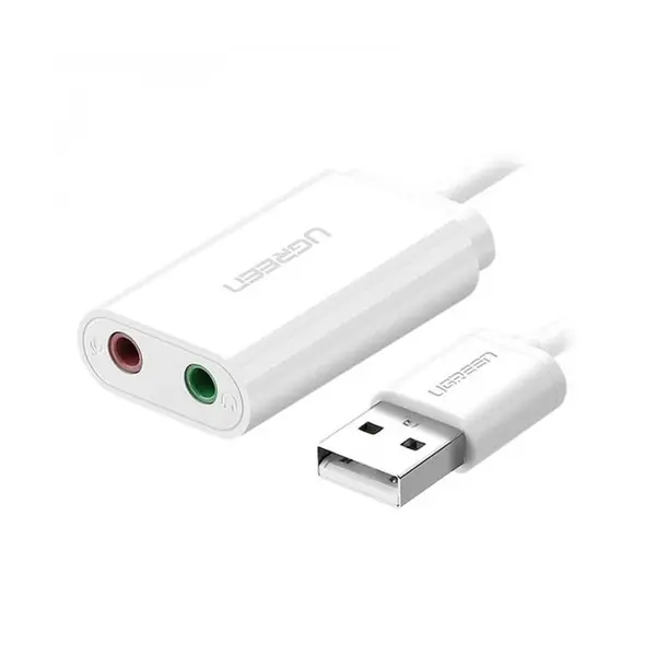 کابل و مبدل کارت صدا USB 2.0 یوگرین US205 Ugreen US205 USB 2.0 To Aduio Sound Card - 5