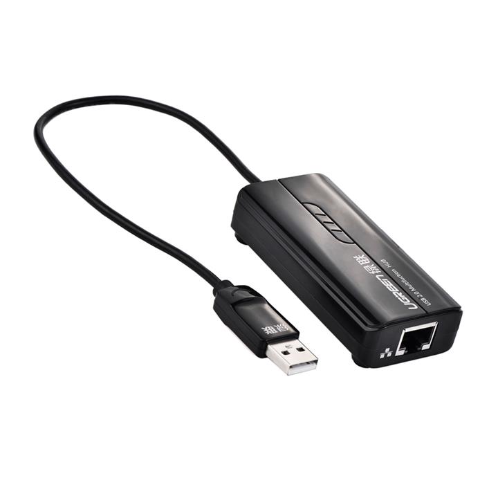 مبدل USB 3.0 به Ethernet/USB یوگرین مدل 20264 Ugreen 20264 USB to Ethernet/USB Adapter