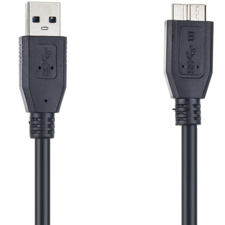 کابل تبدیل USB 3.0 به Micro-B پی نت مدل Gold طول 0.5 متر Pnet USB 3.0 To Micro-B Cable 0.5m